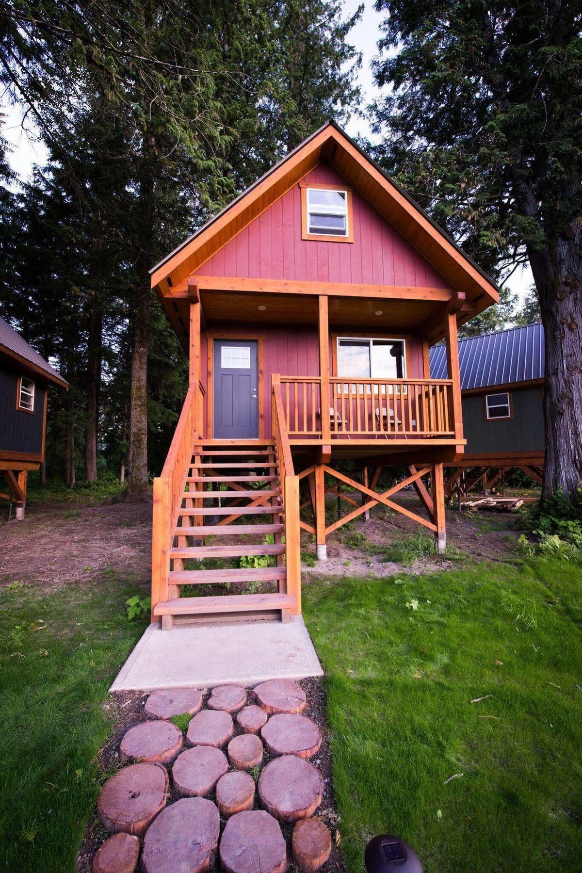 Hidden Acres Farm And Treehouse Resort 테라스 외부 사진