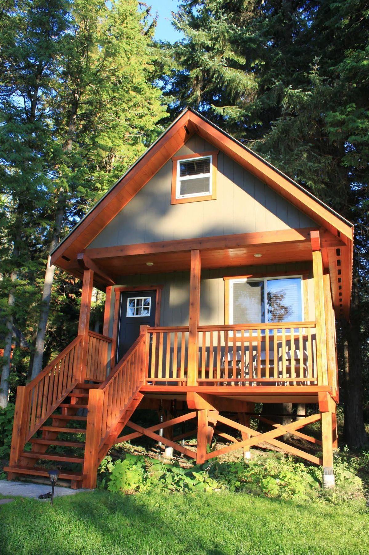 Hidden Acres Farm And Treehouse Resort 테라스 외부 사진