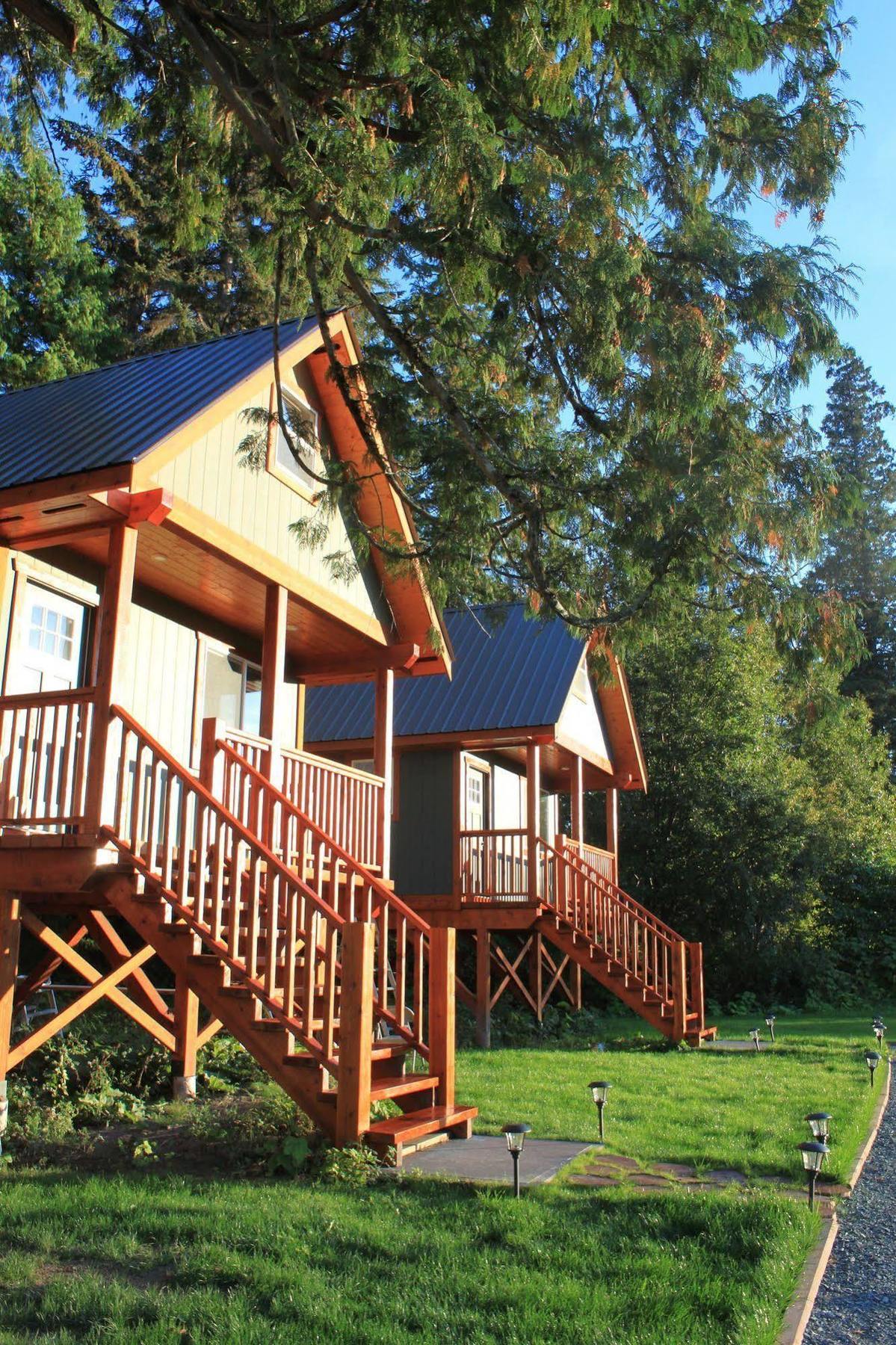 Hidden Acres Farm And Treehouse Resort 테라스 외부 사진